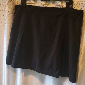 ⛳ XL Lands’ End Black Golf Skirt